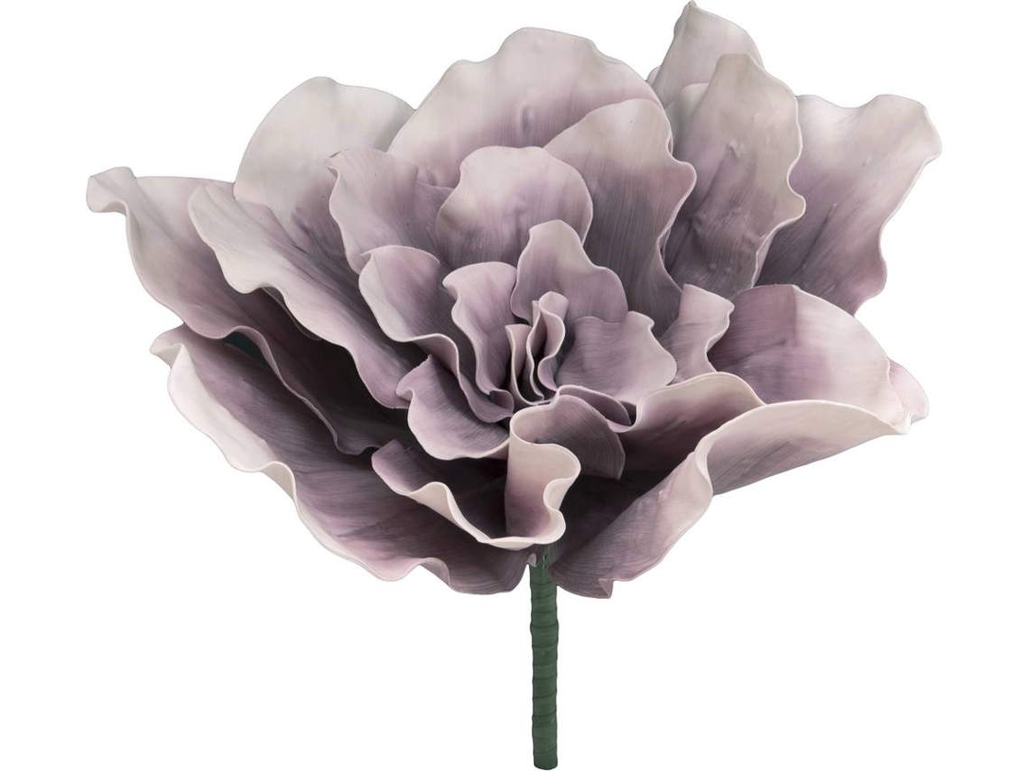 Planta Artificial EUROPALMS Giant Flower (Morado - 80 cm)