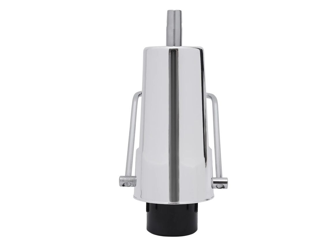 Bomba hidráulica para silla, altura ajustable de 4,3 pulgadas, capacidad de carga máxima de 440 lb, OEM plateado