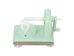 Pelador Manual Multifuncional De Manzanas Y Peras Con Palanca, Eficiente Y Seguro, Verde Claro.
