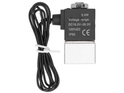 Válvula solenoide de 3 vias G1/8 AC110V com classificação IP65 em liga de alumínio para uso industrial.