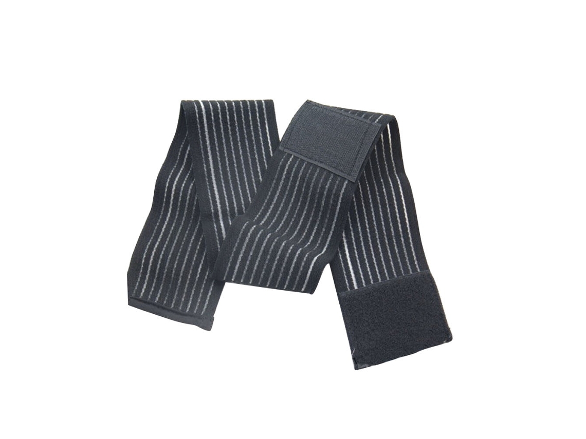 Vendaje elástico transpirable multifuncional para rodillas y pantorrillas (negro)