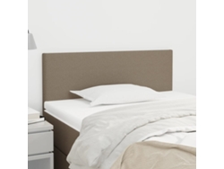 Cabecero De Tela Gris Taupe 90x5x78/88 Cm
