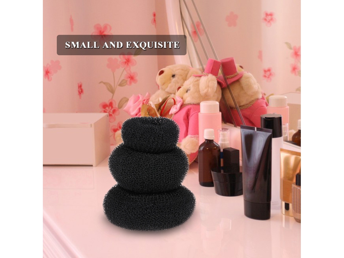 3 Peças Conjunto De Moldes Para Chupeta Cabelo Donut Feminino Elástico S/m/l Acessório De Cabelo Estilo Novo