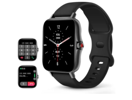 Reloj Inteligente Chronus I18 Diseño Ultrafino Sin Bordes Negro BISBISOUS