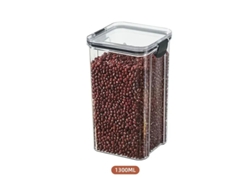 (1300 Ml) Caja De Almacenamiento Ecológica A Prueba De Humedad Para Bocadillos De Cereales Integrales Y Frutas Secas