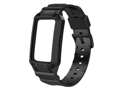 Correa para Huawei Band 7, 6 Pro, 6 y Honor Band 6 Silicona Bumper Negro AVIZAR
