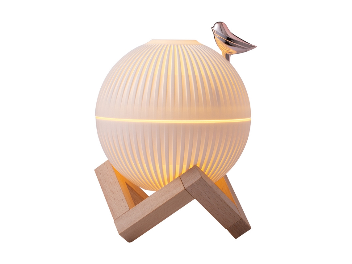 Mini humidificador USB portátil con luz de luna 3D, silencioso