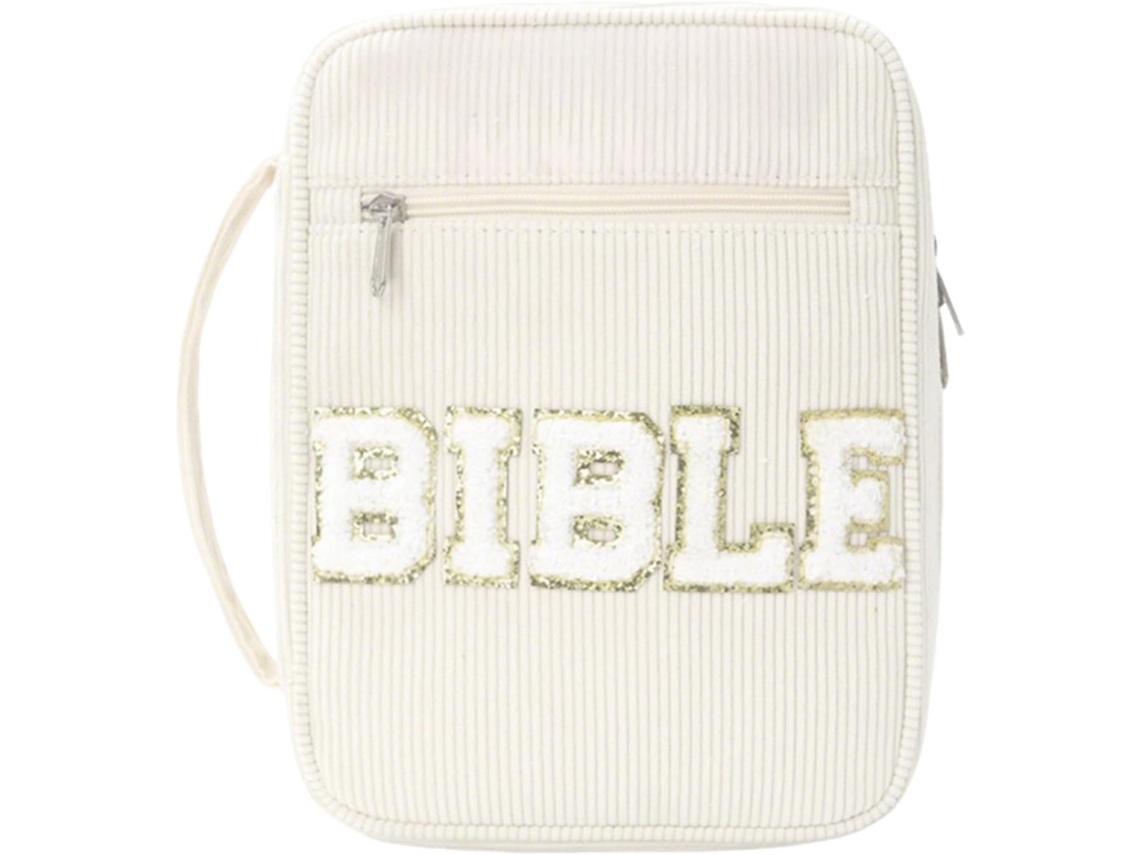 Estojo Para Bíblia- Protetor De Livro Em Tecido Impermeável Com Alça, Porta- Orações Viagem|- Religioso