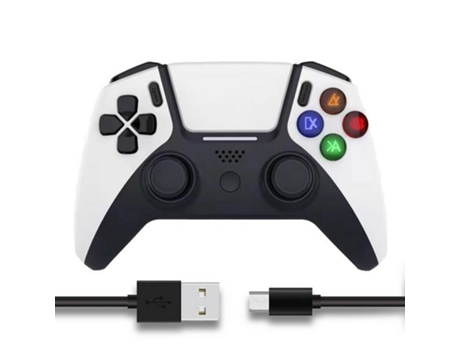 Mando PS4 KINSI Kinsi Dualshock (Inalámbrico - Blanco)