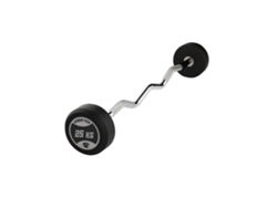 Barra Montada Curva 25 Kg Fitness Tech