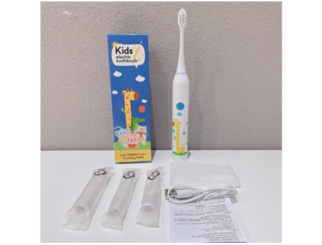 Cepillo de dientes eléctrico Cepillo de dientes rotatorio para niños HHZ Niños Ultrasonic4 Cabezales de cepillo