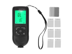 Medidor Digital De Espesor De Pintura Hw 300pro De 0 A 2000 Μm Para Vehículos Con Pantalla Clara Y Función Automática.