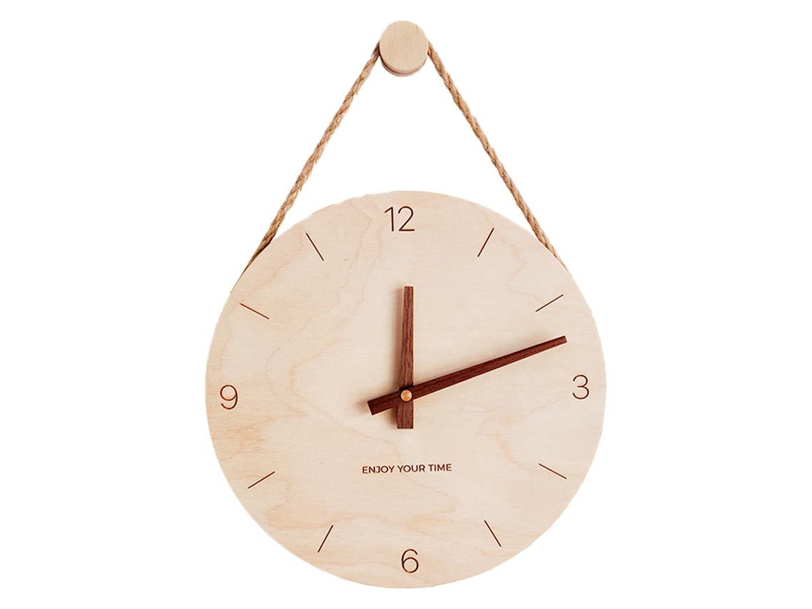 Reloj de pared silencioso de 12 pulgadas, decoración retro y simulación de vida Kofihety