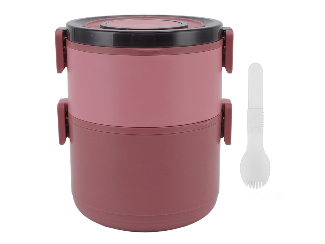 Fiambrera apilable de 1600 ml y 2 capas | Sin marca