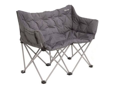 Outwell Silla de camping de 2 plazas Sardis Lake gris