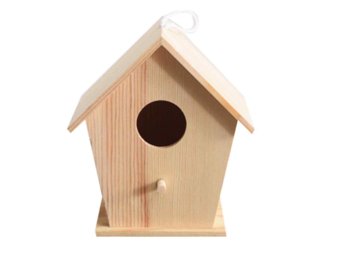 Nido De Pájaro Artificial Decorativo, Decoración De Interiores Y Exteriores, Kits De Casa De Pájaros De Madera Sin Terminar Para Jardín, Uso Doméstico