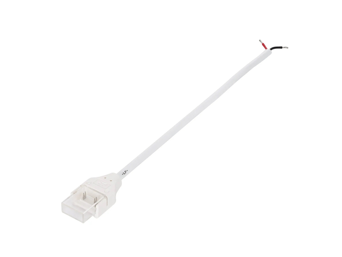 Conector Hippo con cable para tira LED autorrectificadora 220 V CA SMD silicona flexible ancho 12 mm