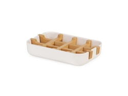 2026-plato De Jabón De Bambú Ecológico, 100% Natural Y Biodegradable, Libre De Plástico, Blanco
