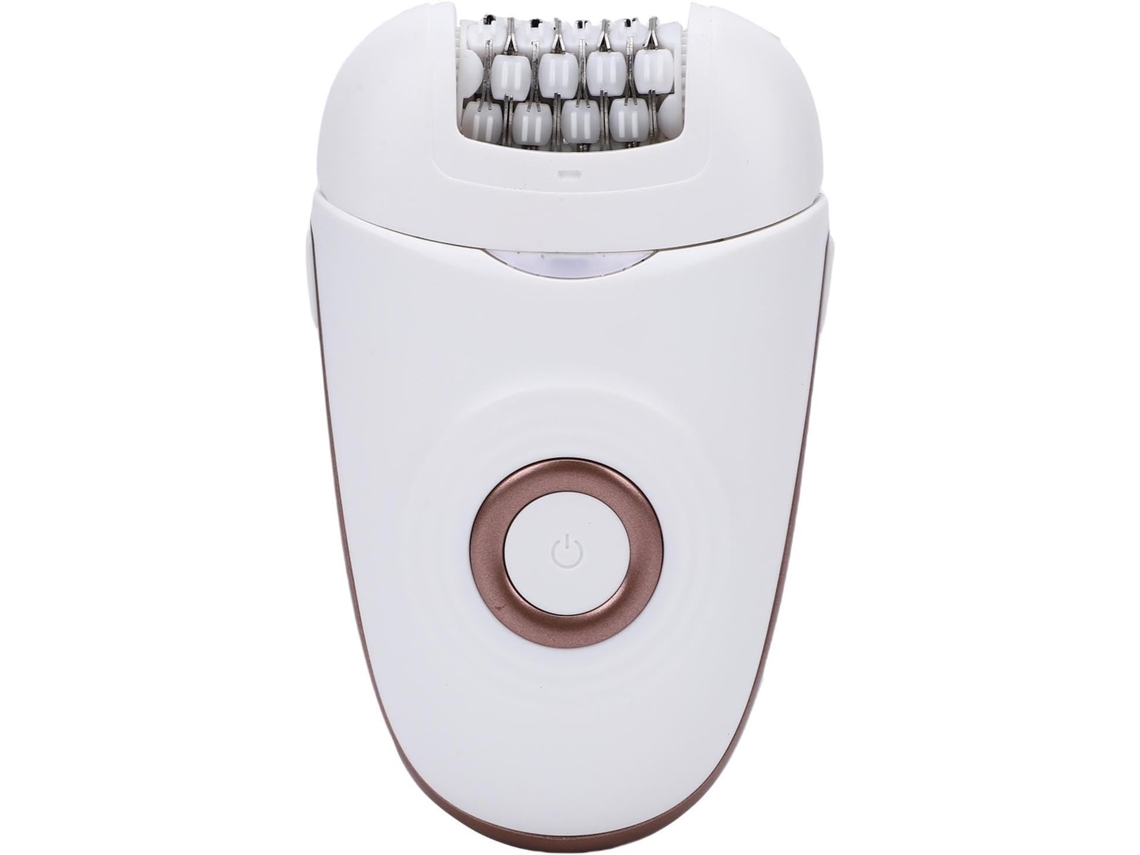 Depiladora Eléctrica 3 En 1 Para Mujer Con Cabezal Para Limar Pies, Material Abs Resistente Al Agua.