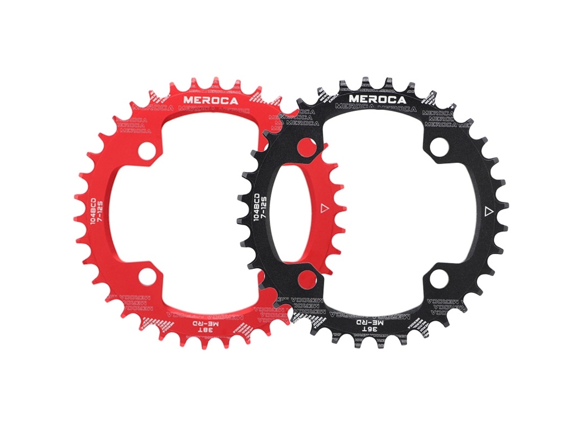 Plato Meroca 104bcd para bicicleta de montaña, 34 dientes, 32/34/36/38 dientes, 104bcdvayotoy