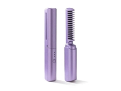Miniplancha portátil recargable con peine 3D para el cuidado del cabello, ligera y con revestimiento de cerámica. Tienda Jinyubo