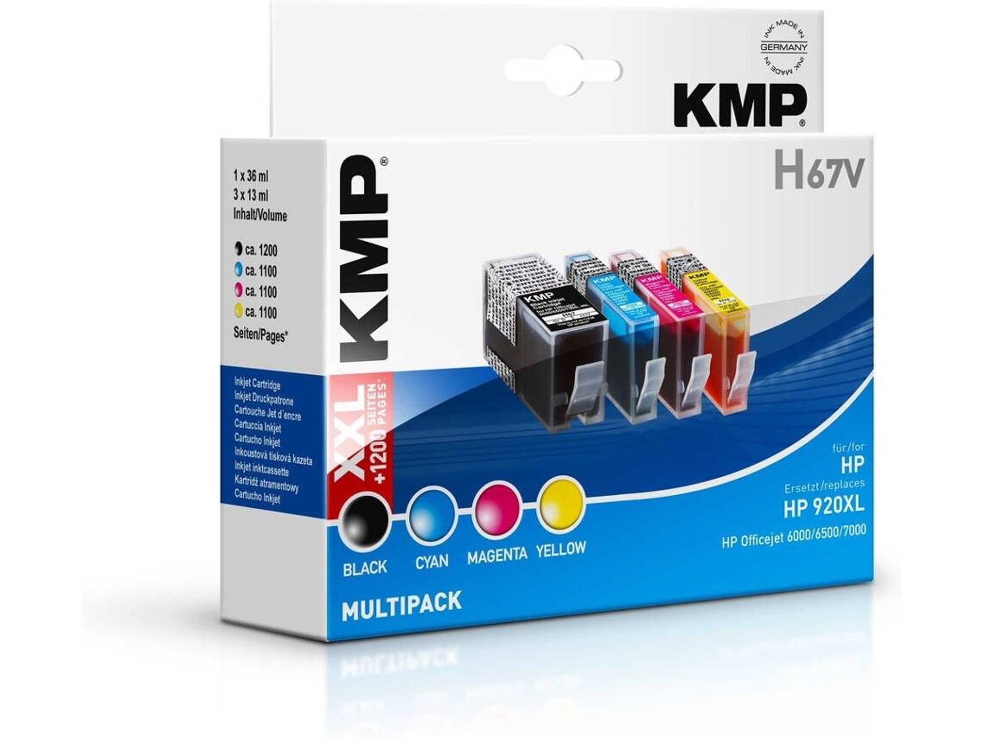 Cartucho de tinta KMP H67V