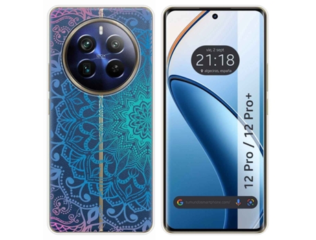 Funda Diseño Mandala para Realme 12 5G 12X 5G TUMUNDOSMARTPHONE Silicona Multicolor