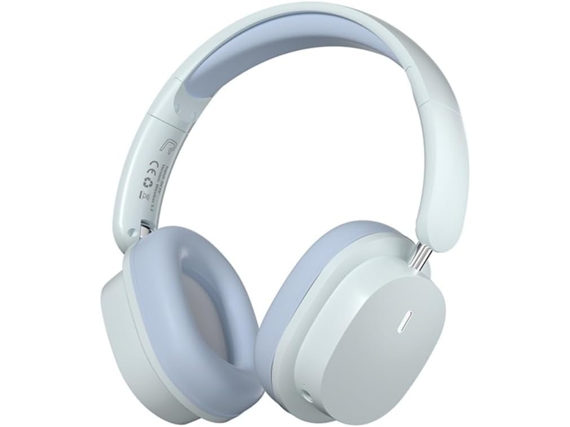 YEMAESRE Auriculares inalámbricos estéreo de alta fidelidad con Bluetooth y cancelación de ruido, color azul