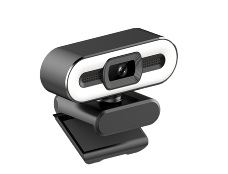 Cámara Web para PC Ultra Clara 1080P/2K USB Cámara Web para Computadora Anillo de Luz de Relleno con Micrófono para Transmisión en Vivo - Versión B...
