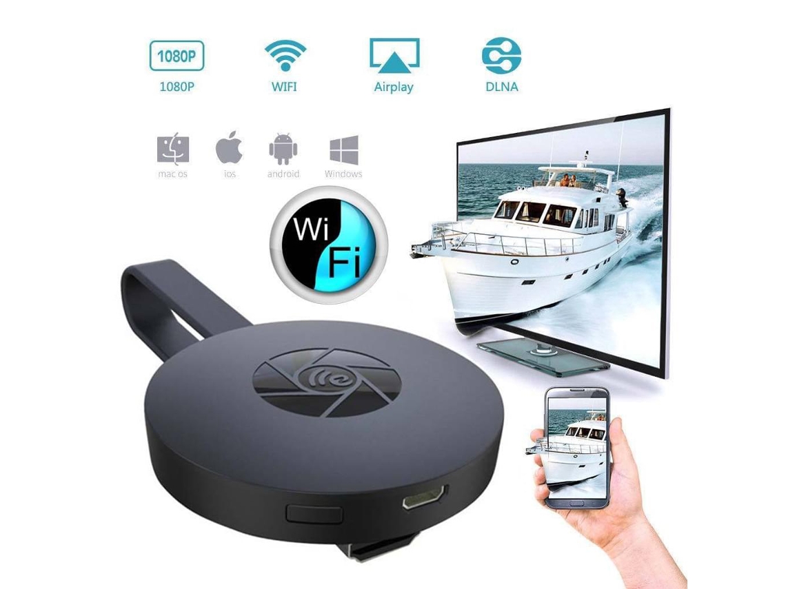 Adaptador Hdmi Inalámbrico De Alta Definición Con Compatibilidad De Calidad Y Duplicación De Pantalla Para Modo Espejo Y Extendido.