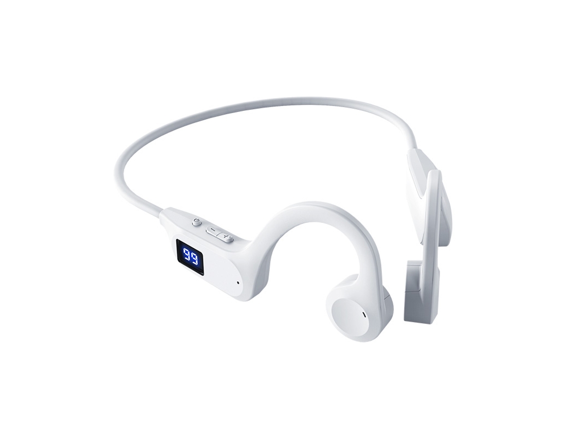 (blanco) Auriculares Inalámbricos, Compatibles Con Bluetooth, Equipados Con Micrófono Manos Libres.