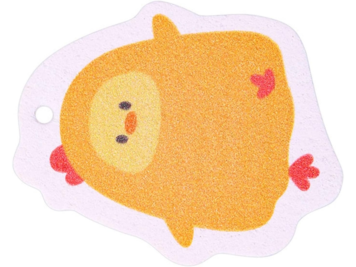 Esponja limpiadora de cocina, ecológica, diseño de dibujos animados, amarilla. Slowmoose