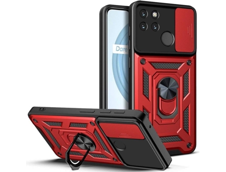 Funda Realme C21Y HFS-HOUSE Anti Choque (Rojo)