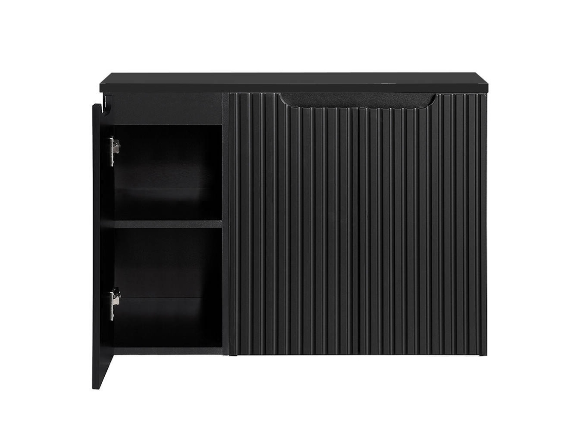 Mueble de baño bajo lavabo Newport con 3 puertas 90x60x40 cm - Negro [EN.CASA]