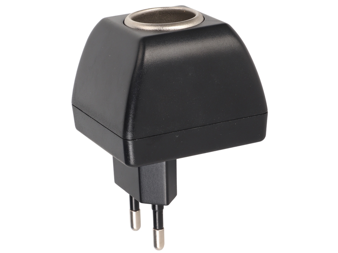 Adaptador De Fonte De Energia Ca 100-240v Para Cc 12v 1.5a Conversor De Porta-cigarros Com Plugue Eu
