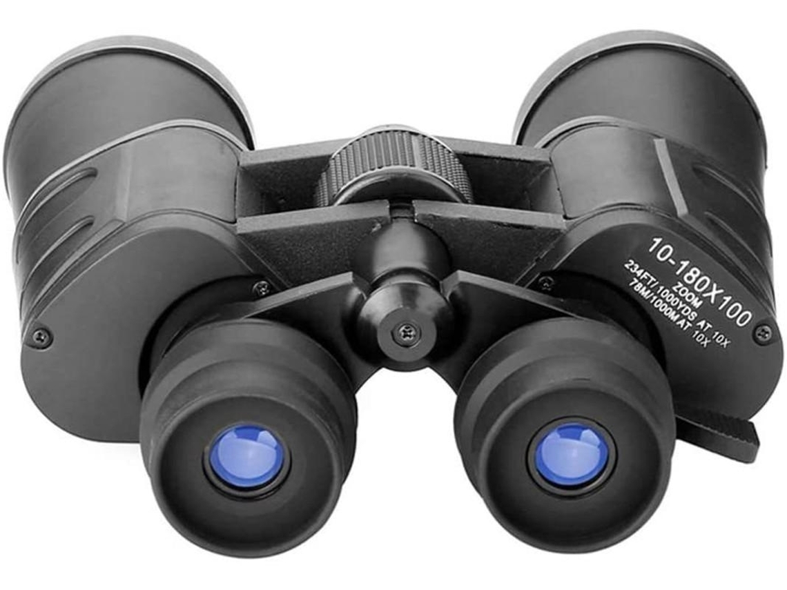 Binoculares potentes Chennnls 10x180x100, telescopio de gran aumento y largo alcance, binoculares profesionales con zoom gran angular para adultos
