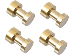 Juego de 4 ganchos de pared para toallas con tornillos CHABERLU