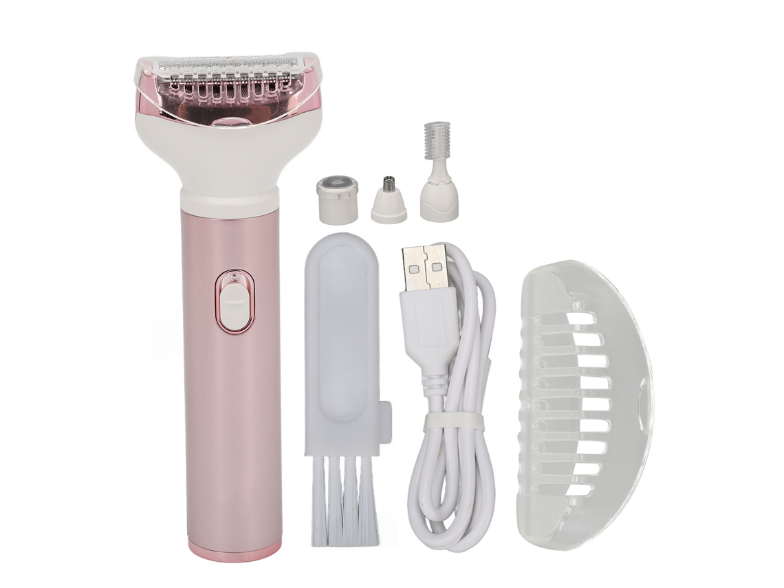 Cortadora De Pelo 4 En 1 Para Mujer Multifuncional Recargable Depiladora Eléctrica Inalámbrica Portátil Para Cejas Barba Nariz Cuerpo