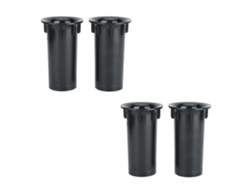 4pcs Tubo Invertido Alto-falante T1 Parede Interna Lisa Abs Para Alto-falantes 5-6 Polegadas