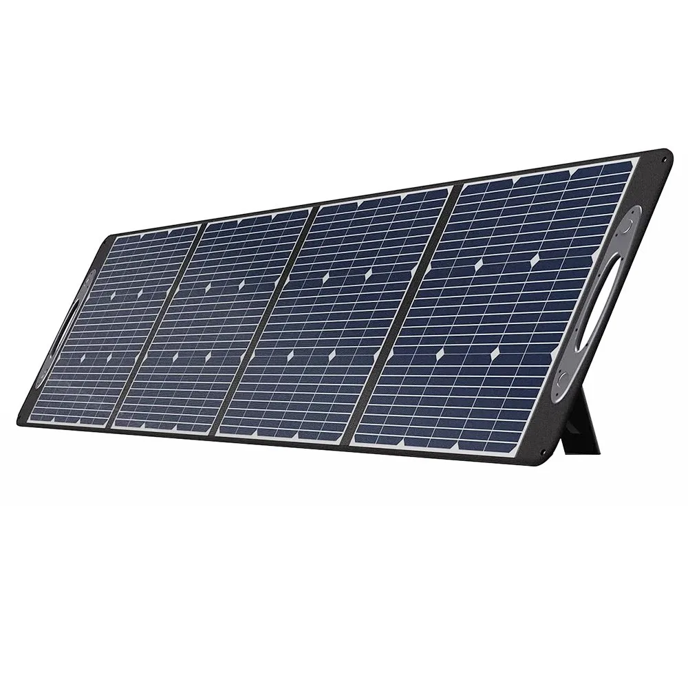 Panel solar plegable monocristalino Oukitel PV200 de 200 W, eficiencia de 21,7 mm, IP65, portátil