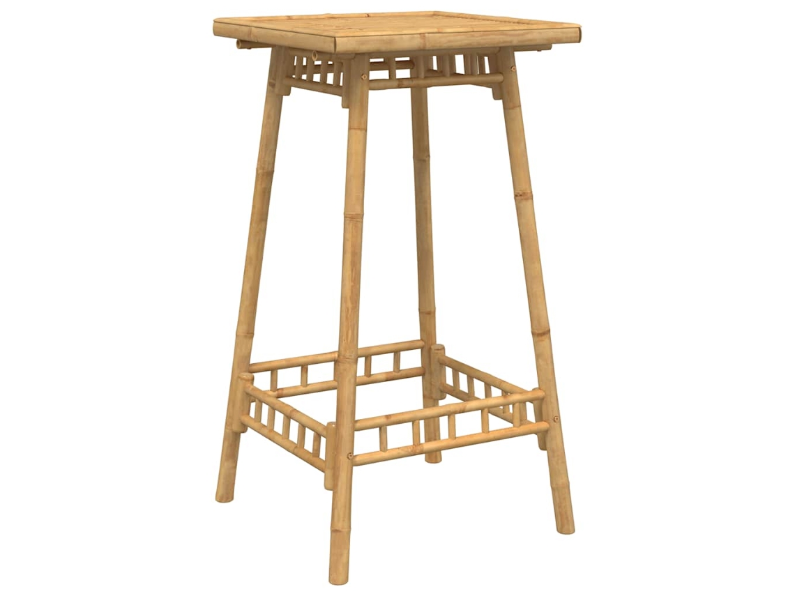 Maison Exclusive - Mesa De Bar Para Exterior Cuadrada De Bambú 55x55x100 Cm