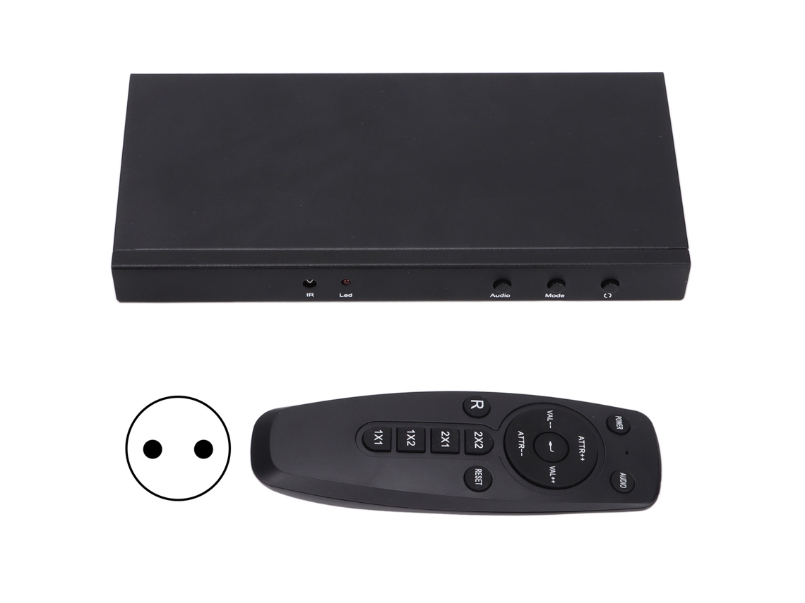Controlador De Pared De Video Led (distribución Hdmi De Empalme 2x2)