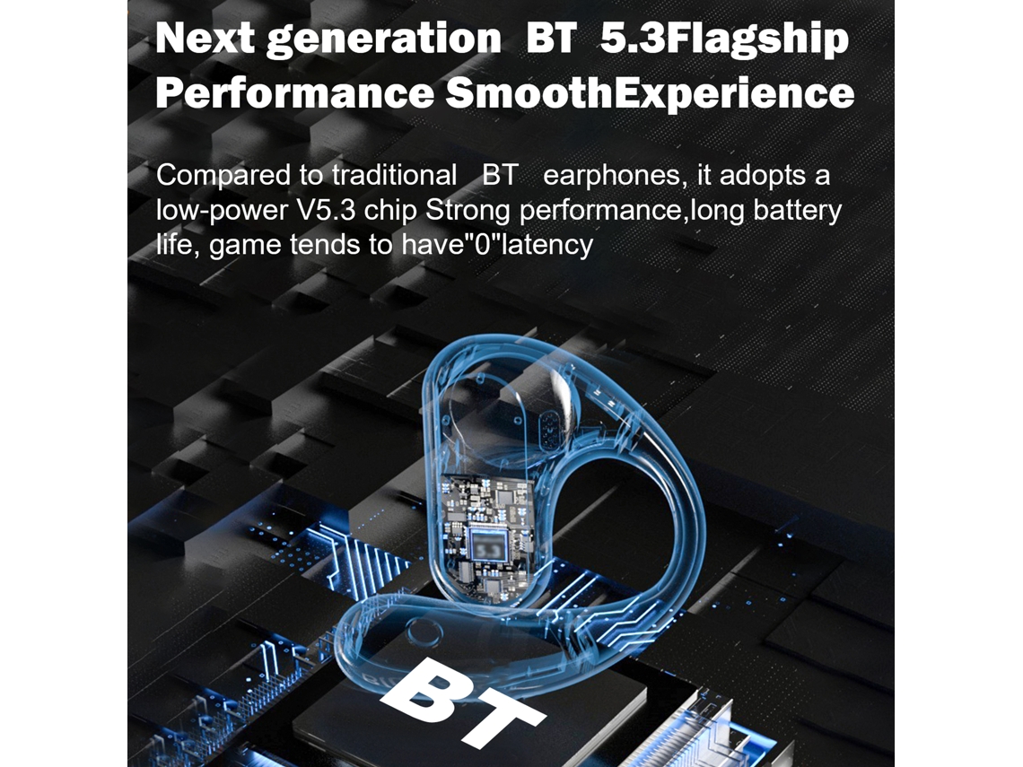 Auriculares Inalámbricos Bt5.3 Sonido Hifi 120h Standby Auriculares Bluetooth Para Android Ios