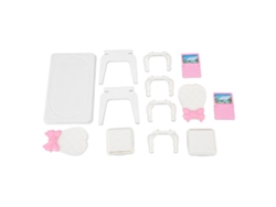Juego De Mesa Y Silla En Miniatura Para Portátil Para Casa De Muñecas, Escala 1/16, Juguete Educativo.