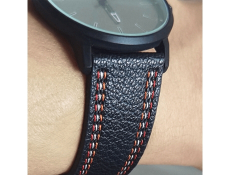 Correa Premium SiliconLeather para Apple Watch Ultra 2 - Marrón / Negro