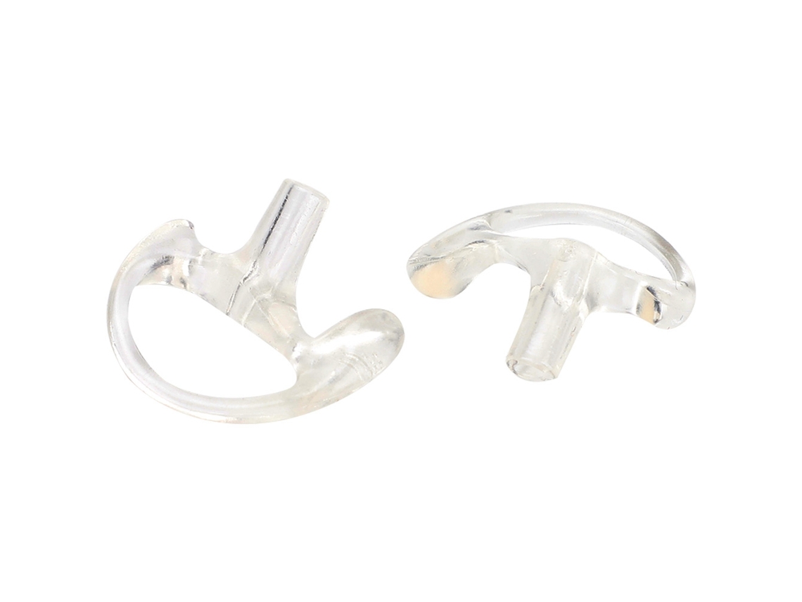 Marco De Silicona Suave Y Transparente Para Auriculares Con Tubo Espiral (grande)