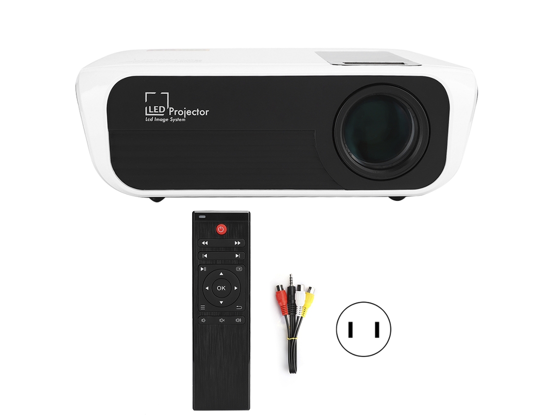 Proyector portátil de alta definición con altavoz incorporado