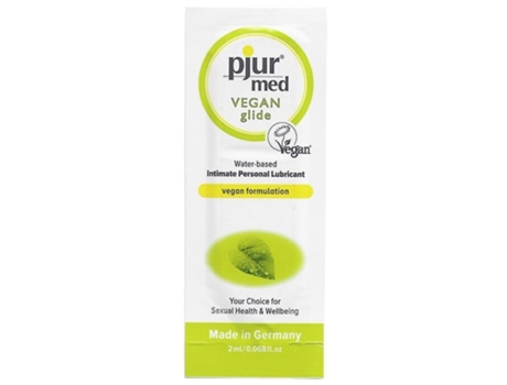Lubricante PJUR A Base De Agua Med Vegan Glide (2 ml)