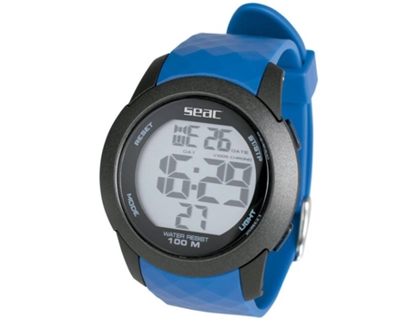 Reloj Digital SEACSUB Chronos Hombre (Goma - Azul)