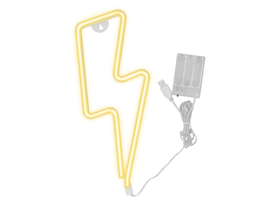 2026-luz Led Neón Decorativa Para Pared Con Usb/batería, Luz Cálida Para Decoración De Habitaciones Y Exteriores